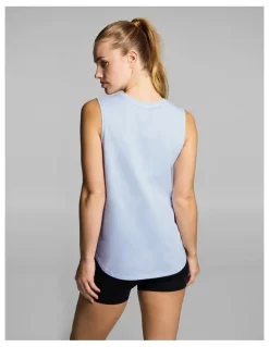 Rockwear Cotton Tank in Light Sky Blue