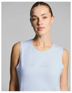 Rockwear Cotton Tank in Light Sky Blue