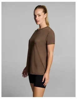 Rockwear Crew Neck Relaxed Tee in Walnut