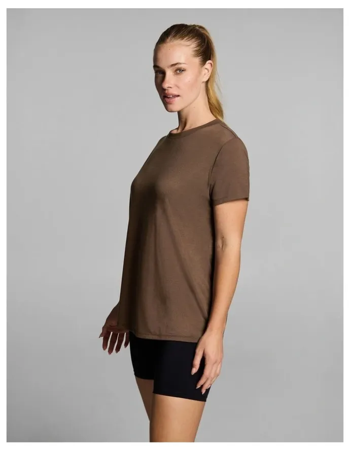 Rockwear Crew Neck Relaxed Tee in Walnut