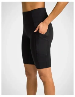 Rockwear Cross Pocket Bike Shorts in Black