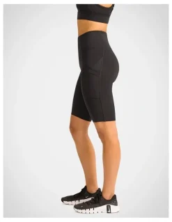 Rockwear Cross Pocket Bike Shorts in Black