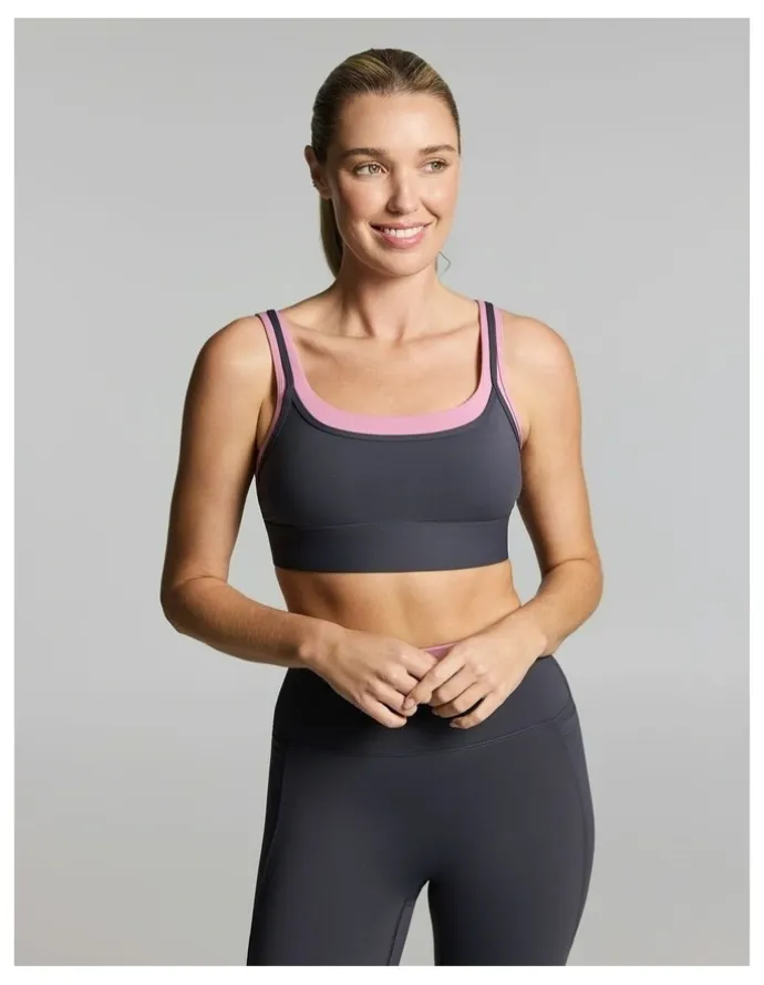 Rockwear Double Up High Impact Sports Bra Zinc