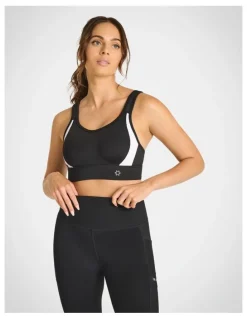 Rockwear Evolve Moulded High Impact Sports Bra in Black/White
