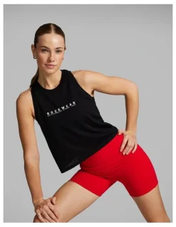 Rockwear Fleur Hip Length Tank in Black
