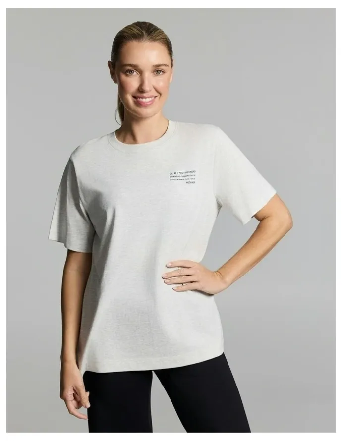 Rockwear Graphic Tee Light Grey Marle