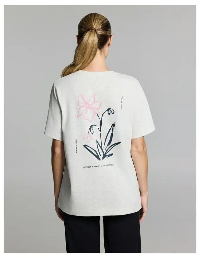 Rockwear Graphic Tee Light Grey Marle