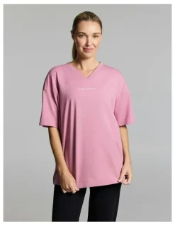 Rockwear Home Game Oversize Tee Dusty Pink