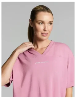 Rockwear Home Game Oversize Tee Dusty Pink