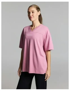 Rockwear Home Game Oversize Tee Dusty Pink