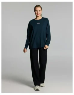 Rockwear Loose Fit Long Sleeve Tee Teal