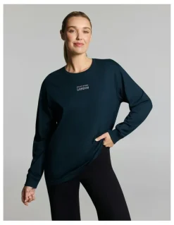 Rockwear Loose Fit Long Sleeve Tee Teal