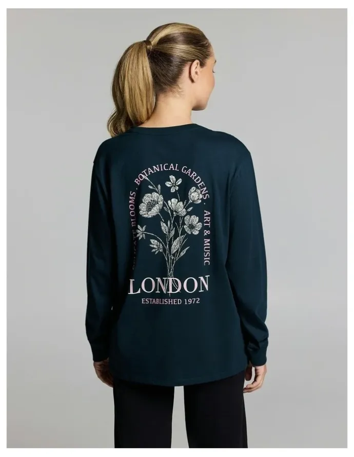 Rockwear Loose Fit Long Sleeve Tee Teal