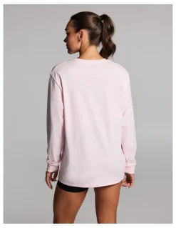 Rockwear Loose Fit Long Sleeve Tee in Rose Quartz