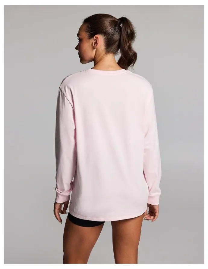 Rockwear Loose Fit Long Sleeve Tee in Rose Quartz
