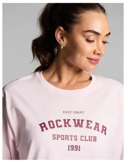 Rockwear Loose Fit Long Sleeve Tee in Rose Quartz