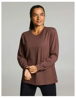 Rockwear Loose Fit Long Sleeve Tee Pecan