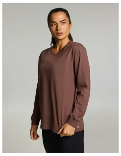 Rockwear Loose Fit Long Sleeve Tee Pecan