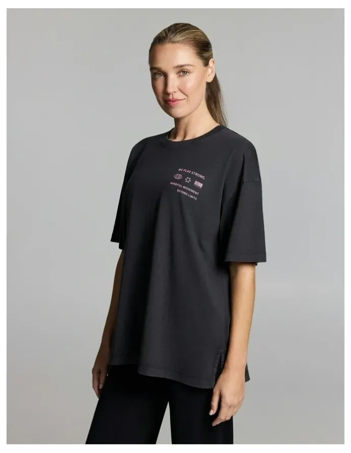 Rockwear Loose Fit Tee Black Acid
