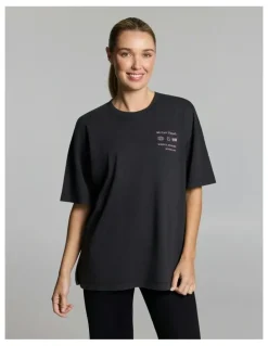 Rockwear Loose Fit Tee Black Acid