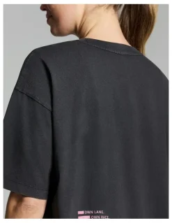 Rockwear Loose Fit Tee Black Acid