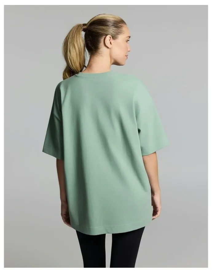 Rockwear Luxe Brushed Oversize Tee Matcha