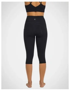 Rockwear Luxesoft Pocket 3/4 Tights in Black