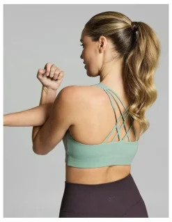 Rockwear Medium Impact Strappy Sports Bra Matcha
