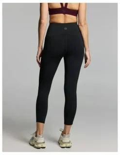 Rockwear No Front Seam Ankle Grazer Thermal Tights Black