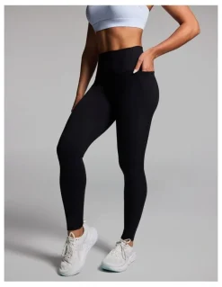 Rockwear No Front Seam Full Length Tights in Black Tall