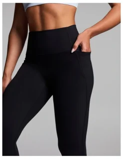 Rockwear No Front Seam Full Length Tights in Black Tall