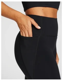 Rockwear No Front Seam Pocket Full Length Tight in Black