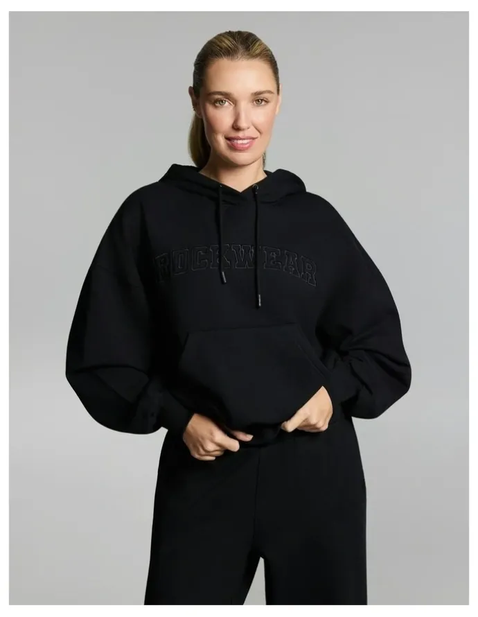 Rockwear Plush Fleece Hoodie Black
