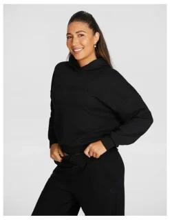 Rockwear Plush Fleece Hoodie in Black