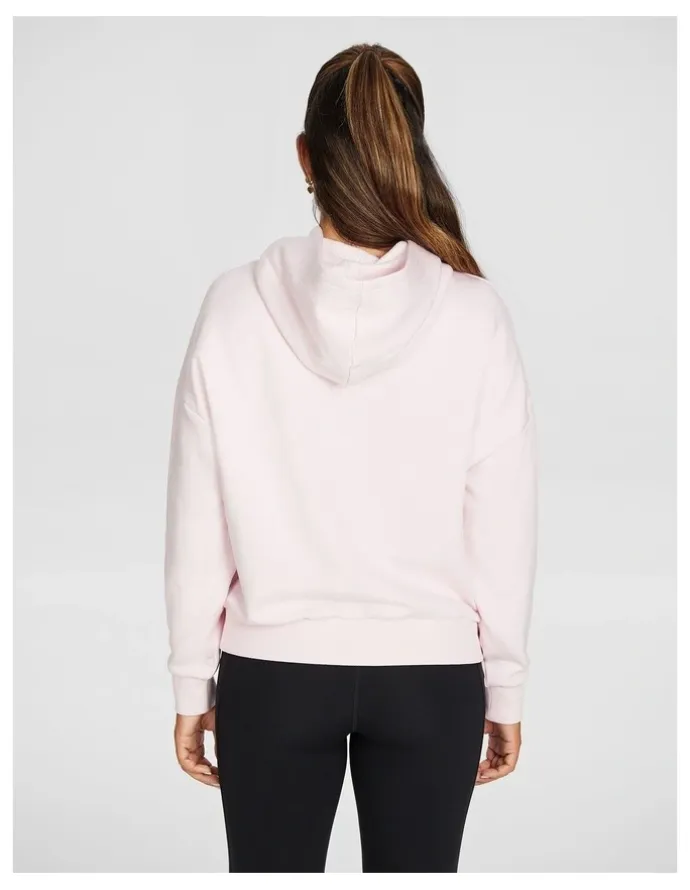 Rockwear Plush Fleece Hoodie in Pink Gin