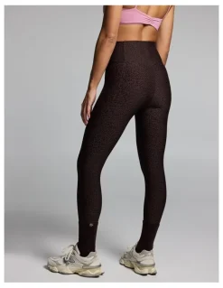 Rockwear Printed Ankle Grazer Pocket Tights Cocoa Animal
