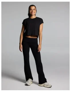 Rockwear Relaxed Crew Hip Tee Black