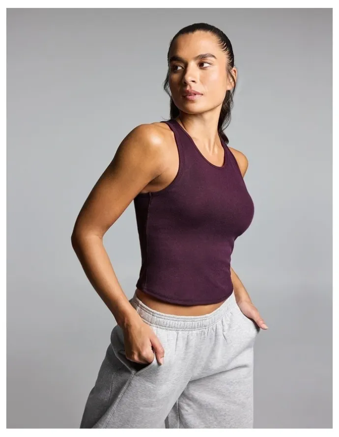 Rockwear Rib Support Tank Cherry Cola