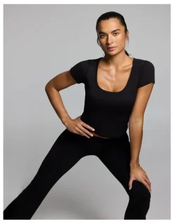 Rockwear Rib Support Tee Black