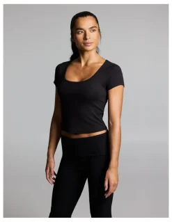 Rockwear Rib Support Tee Black