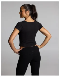 Rockwear Rib Support Tee Black