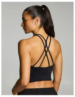 Rockwear Scoop Back Support Singlet Black