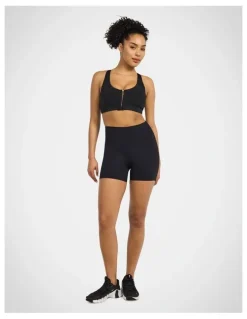 Rockwear Scrunch Bum Bike Shorts in Black