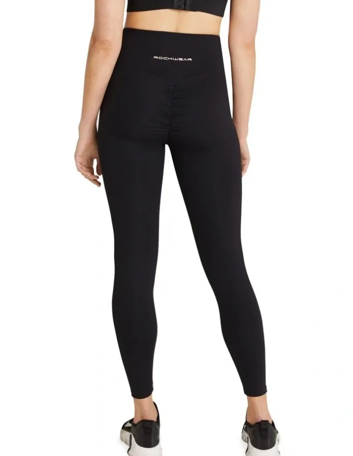 Rockwear Scrunch Bum Full Length Tights in Black