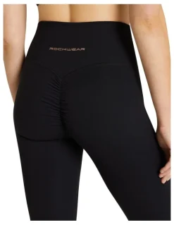 Rockwear Scrunch Bum Full Length Tights in Black
