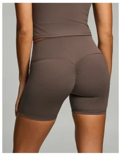 Rockwear Sculpt Mid Thigh Tight Milk Choc