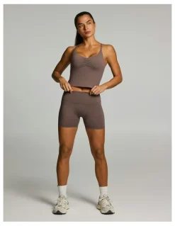 Rockwear Sculpt Mid Thigh Tight Milk Choc