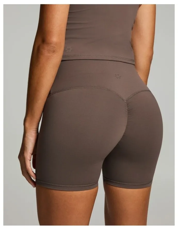 Rockwear Sculpt Mid Thigh Tight Milk Choc