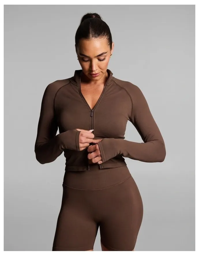 Rockwear Seamless Jacket in Walnut
