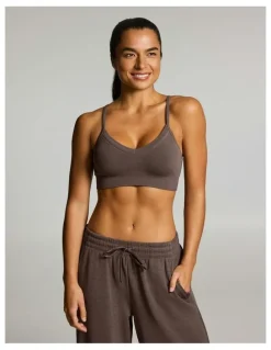 Rockwear Seamless Sports Bra Milk Choc